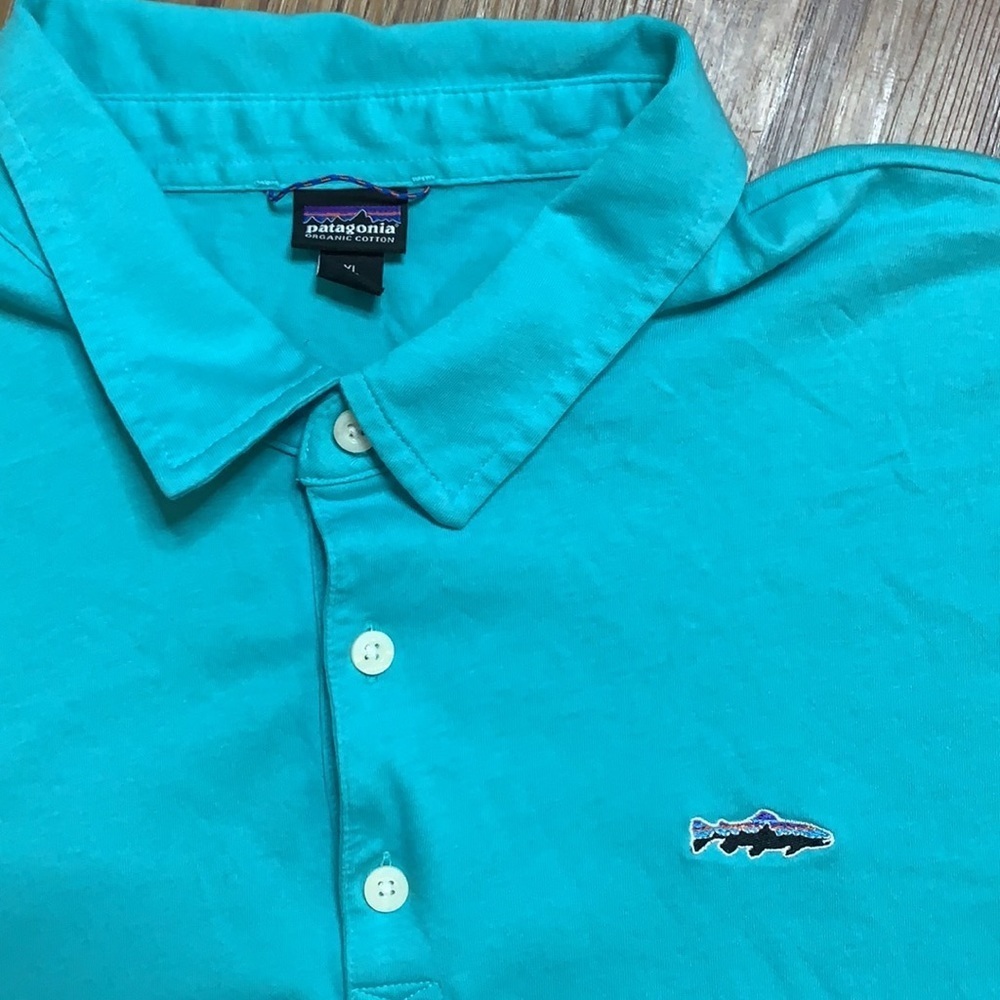 Patagonia Organic Cotton Cap Cool Trail Polo (XL) - Picture 4 of 13